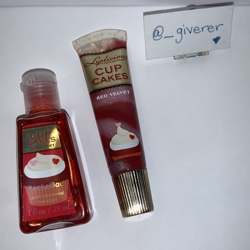 Red Velvet Liplicious CUPCAKES 🧁 🍰 Set Sealed Lipgloss